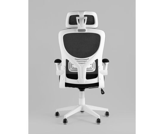 Кресло офисное TopChairs Airone белый с черной сеткой, изображение 30 | Интернет магазин мебели и декора LifeDekor