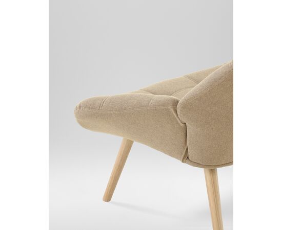 Кресло Олби Квадро бежевый, изображение 9 | Интернет магазин мебели и декора LifeDekor