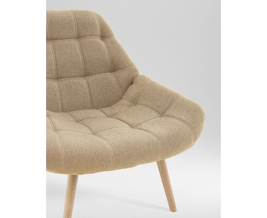 Кресло Олби Квадро бежевый, изображение 10 | Интернет магазин мебели и декора LifeDekor