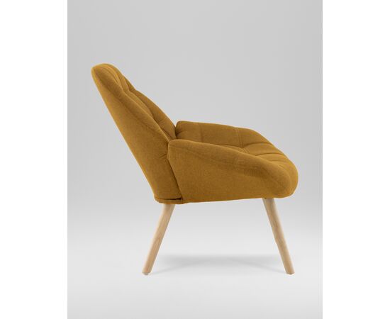 Кресло Олби Квадро горчичный, изображение 6 | Интернет магазин мебели и декора LifeDekor