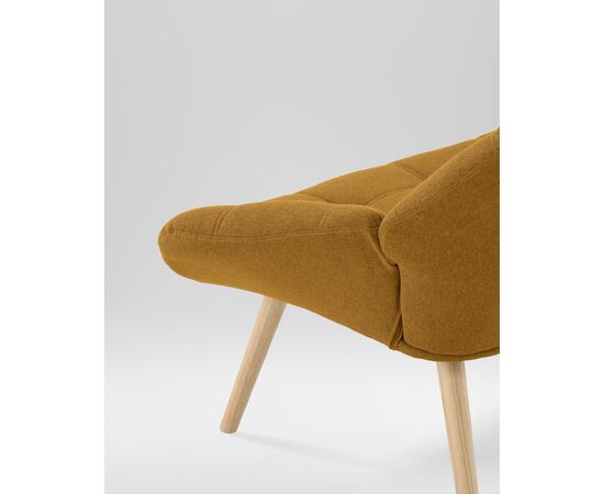 Кресло Олби Квадро горчичный, изображение 9 | Интернет магазин мебели и декора LifeDekor