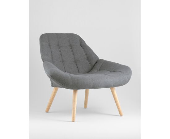 Кресло Олби Квадро серый, изображение 2 | Интернет магазин мебели и декора LifeDekor