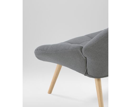 Кресло Олби Квадро серый, изображение 9 | Интернет магазин мебели и декора LifeDekor