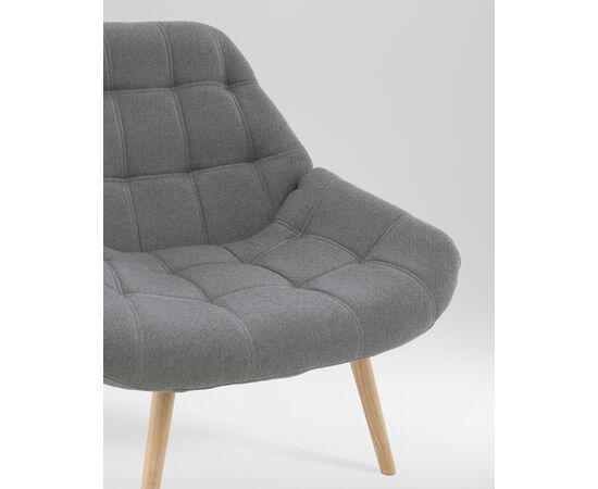Кресло Олби Квадро серый, изображение 10 | Интернет магазин мебели и декора LifeDekor