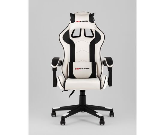 Кресло спортивное TopChairs Shadow бело-черный, изображение 32 | Интернет магазин мебели и декора LifeDekor
