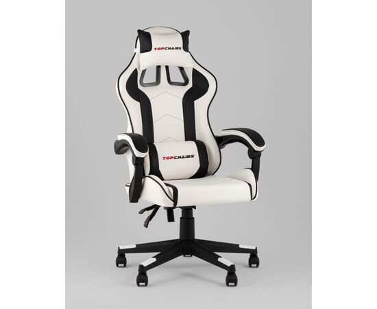 Кресло спортивное TopChairs Shadow бело-черный, изображение 26 | Интернет магазин мебели и декора LifeDekor