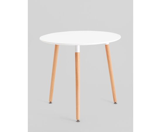 Стол круглый EAMES DST NEW D80 белый, изображение 2 | Интернет магазин мебели и декора LifeDekor