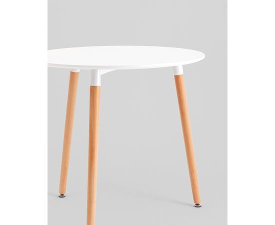 Стол круглый EAMES DST NEW D80 белый, изображение 3 | Интернет магазин мебели и декора LifeDekor