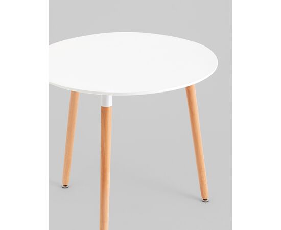 Стол круглый EAMES DST NEW D80 белый, изображение 4 | Интернет магазин мебели и декора LifeDekor
