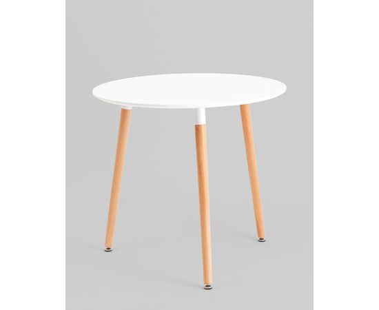 Стол круглый EAMES DST NEW D80 белый, изображение 5 | Интернет магазин мебели и декора LifeDekor