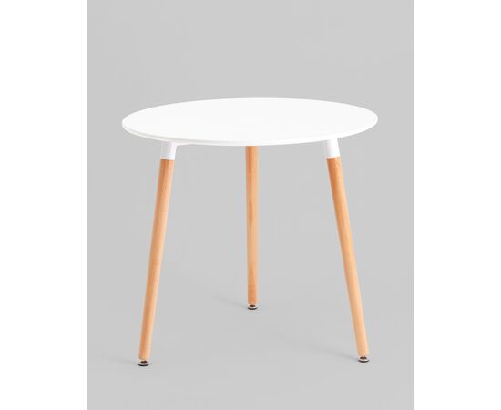 Стол круглый EAMES DST NEW D80 белый, изображение 6 | Интернет магазин мебели и декора LifeDekor