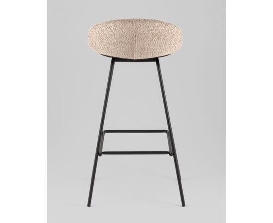 Стул барный Nita букле кофейный, изображение 29 | Интернет магазин мебели и декора LifeDekor