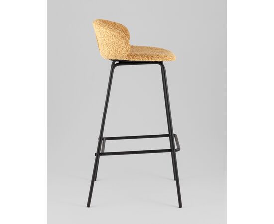 Стул барный Nita букле охра, изображение 30 | Интернет магазин мебели и декора LifeDekor