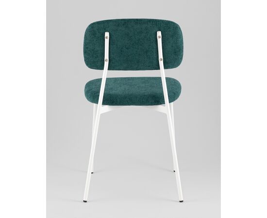 Стул Chao темно-зеленый белые ножки 2 шт., изображение 33 | Интернет магазин мебели и декора LifeDekor