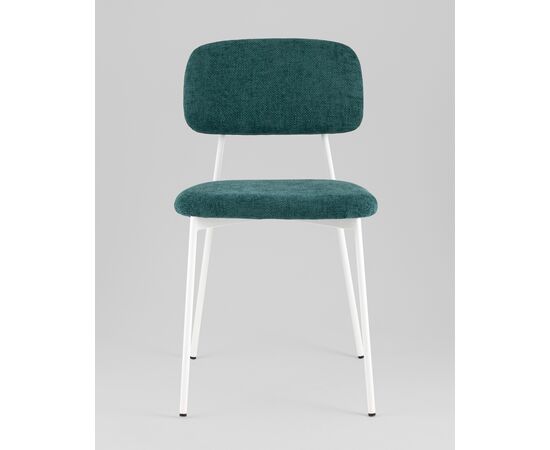 Стул Chao темно-зеленый белые ножки, изображение 35 | Интернет магазин мебели и декора LifeDekor