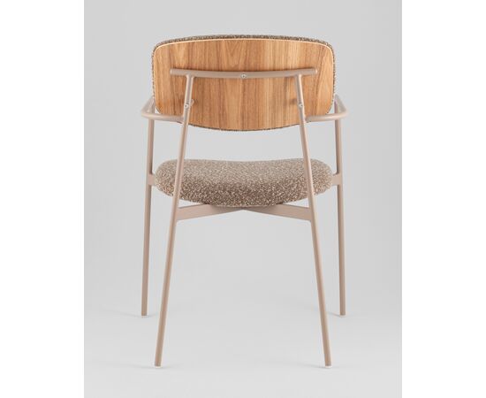 Стул Doe коричневый бежевые ножки, изображение 31 | Интернет магазин мебели и декора LifeDekor