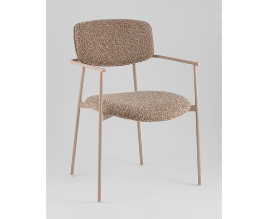 Стул Doe коричневый бежевые ножки, изображение 26 | Интернет магазин мебели и декора LifeDekor