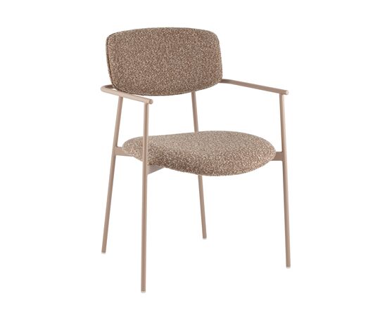 Стул Doe коричневый бежевые ножки, изображение 25 | Интернет магазин мебели и декора LifeDekor