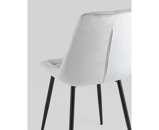 Стул Флекс New велюр пыльно-голубой, изображение 15 | Интернет магазин мебели и декора LifeDekor