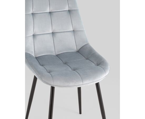 Стул Флекс New велюр пыльно-голубой, изображение 16 | Интернет магазин мебели и декора LifeDekor