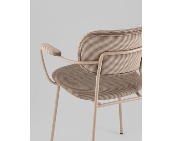 Стул Кэрол коричневый бежевые ножки, изображение 31 | Интернет магазин мебели и декора LifeDekor