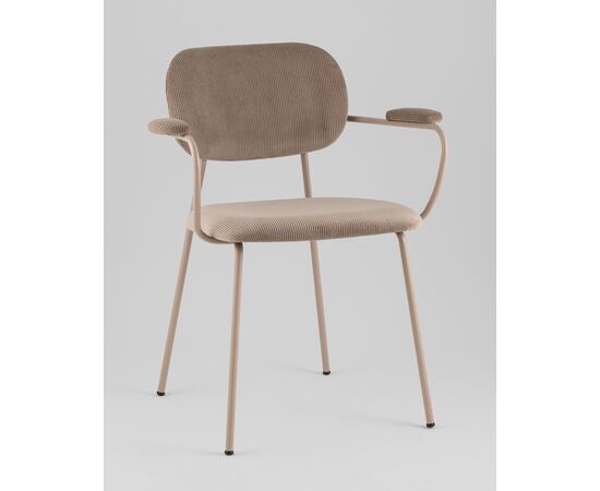 Стул Кэрол коричневый бежевые ножки, изображение 26 | Интернет магазин мебели и декора LifeDekor