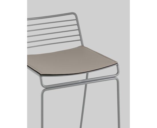 Стул полубарный Danny серый с подушкой, изображение 31 | Интернет магазин мебели и декора LifeDekor