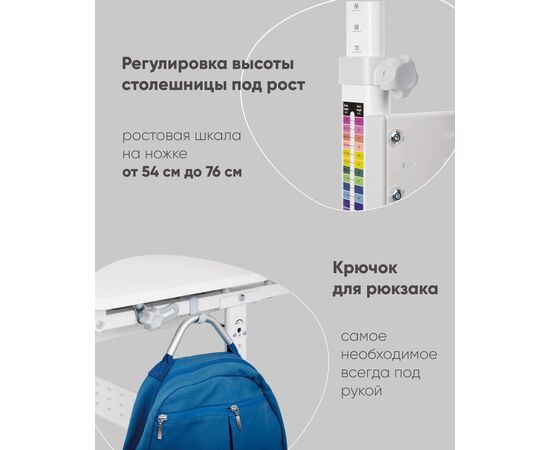 Парта растущая E601 клен, изображение 7 | Интернет магазин мебели и декора LifeDekor