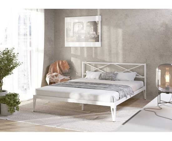 Кровать КМД 37 ТЕЯ 160 белый, изображение 12 | Интернет магазин мебели и декора LifeDekor