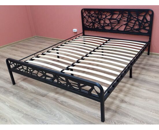 Кровать КМД 16 ОРИОН 140 черный, изображение 4 | Интернет магазин мебели и декора LifeDekor