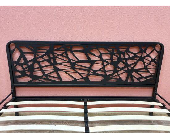 Кровать КМД 16 ОРИОН 140 черный, изображение 2 | Интернет магазин мебели и декора LifeDekor