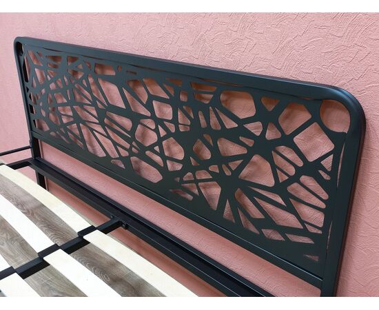 Кровать КМД 16 ОРИОН 140 черный, изображение 3 | Интернет магазин мебели и декора LifeDekor