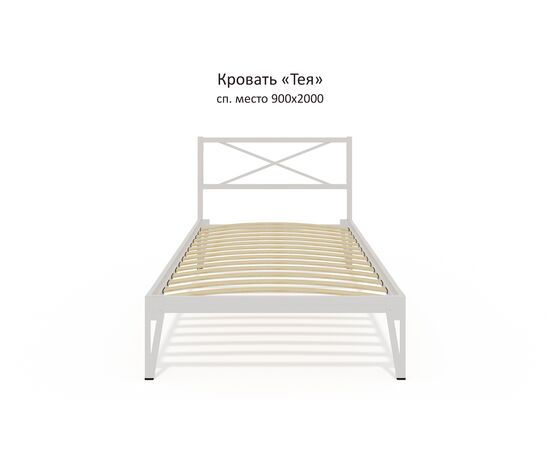 Кровать КМД 37 ТЕЯ 160 белый, изображение 7 | Интернет магазин мебели и декора LifeDekor