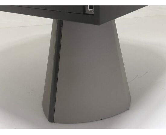 Стол RUBEN 132 TL-109 Серый мрамор, испанская керамика, стекло / Латте, ®DISAUR, изображение 3 | Интернет магазин мебели и декора LifeDekor