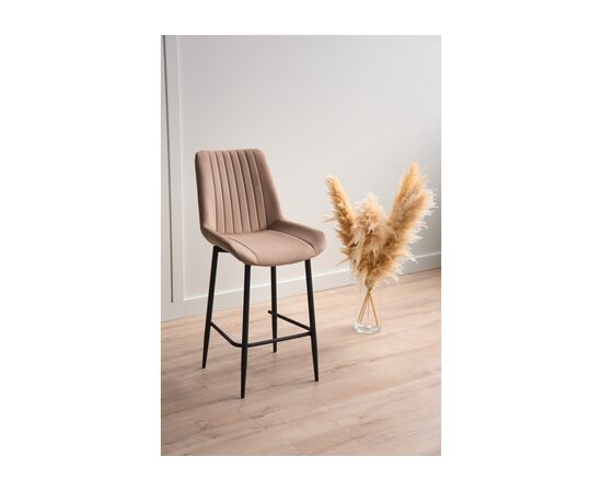 Барный стул Седа бежевый (zd 210) / черный, изображение 2 | Интернет магазин мебели и декора LifeDekor
