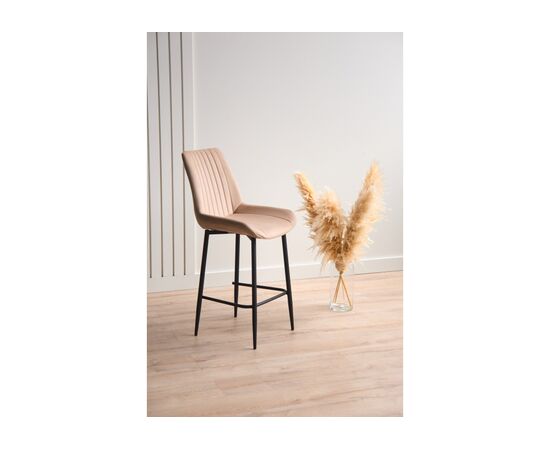 Барный стул Седа бежевый (zd 210) / черный, изображение 3 | Интернет магазин мебели и декора LifeDekor