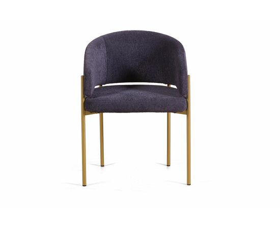 Стул Nicol, мех Plush 16 mistic  / опоры шампань, изображение 4 | Интернет магазин мебели и декора LifeDekor