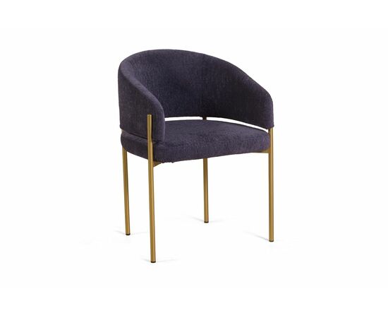 Стул Nicol, мех Plush 16 mistic  / опоры шампань, изображение 7 | Интернет магазин мебели и декора LifeDekor