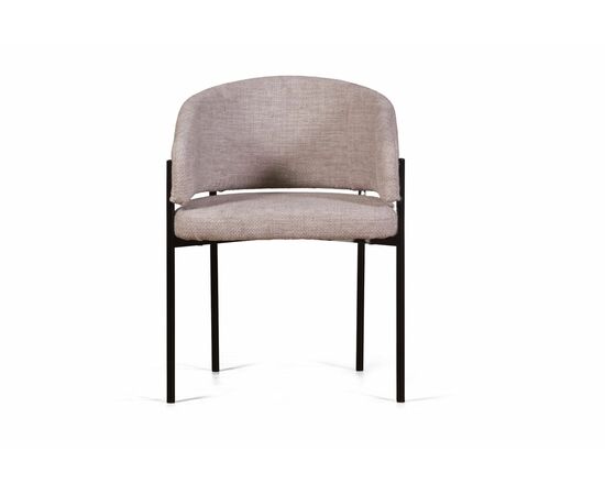 Стул Nicol, микромех Rozy ivory / опоры черные, изображение 2 | Интернет магазин мебели и декора LifeDekor