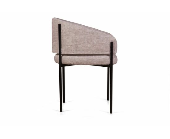 Стул Nicol, микромех Rozy ivory / опоры черные, изображение 3 | Интернет магазин мебели и декора LifeDekor