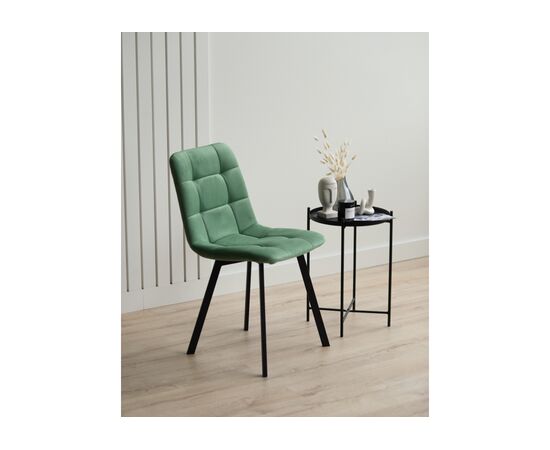 Стул на металлокаркасе Чилли фисташковый / черный, изображение 3 | Интернет магазин мебели и декора LifeDekor