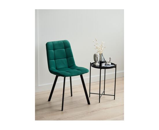 Стул на металлокаркасе Чилли зеленый / черный, изображение 2 | Интернет магазин мебели и декора LifeDekor