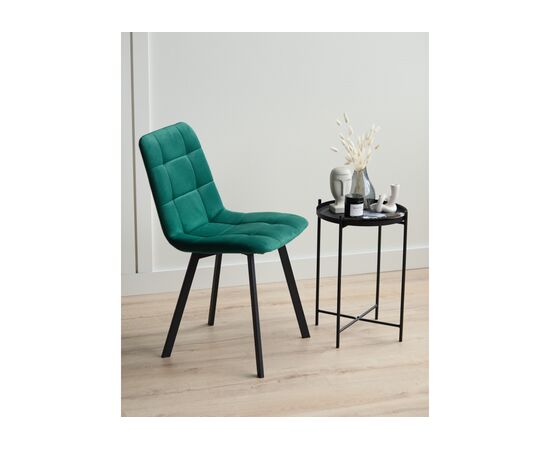 Стул на металлокаркасе Чилли зеленый / черный, изображение 3 | Интернет магазин мебели и декора LifeDekor