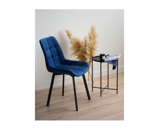 Стул на металлокаркасе Челси П синий (zd 798) / черный np, изображение 3 | Интернет магазин мебели и декора LifeDekor