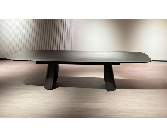 Стол KENT 200 TL-109, испанская керамика / Темно-серый каркас, ®DISAUR, изображение 2 | Интернет магазин мебели и декора LifeDekor