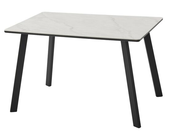 Стол ТИК ТАК 120 PANDORA LIGHT, керамика / Черный каркас М-City | Интернет магазин мебели и декора LifeDekor