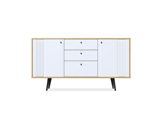 Комод Вега Саксония 150, белый матовый, изображение 3 | Интернет магазин мебели и декора LifeDekor