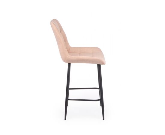 Барный стул Челси бежевый (zd 210) / черный, изображение 4 | Интернет магазин мебели и декора LifeDekor