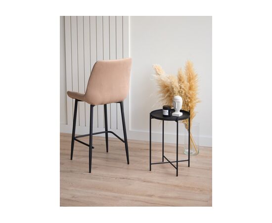 Барный стул Челси бежевый (zd 210) / черный, изображение 8 | Интернет магазин мебели и декора LifeDekor
