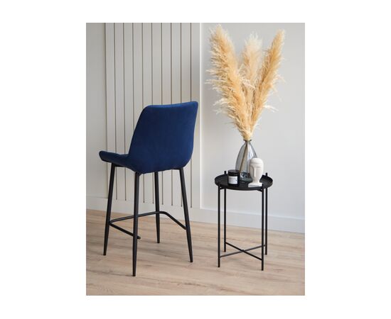 Барный стул Челси синий (zd 798) / черный, изображение 9 | Интернет магазин мебели и декора LifeDekor